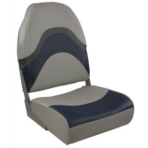 Springfield Premium Wave Folding Seat – Grey/Blue w/Meteor Stripe