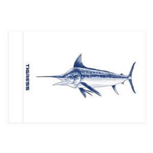 Tigress White Marlin Release Flag – 12″ x 18″
