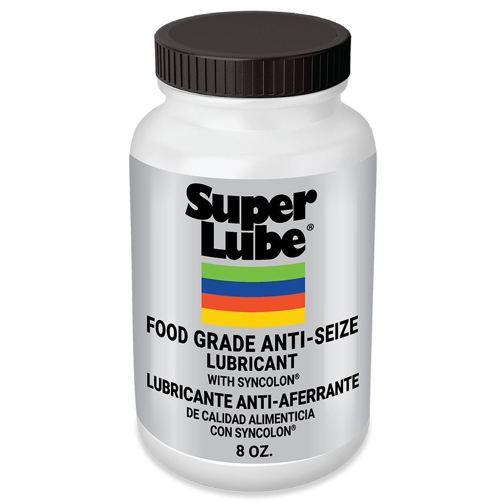 Super Lube Food Grade Anti-Seize w/Syncolon® – 8oz Brush Bottle Super Lube Food Grade Anti-Seize w/Syncolon® – 8oz Brush Bottle