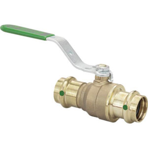 Viega ProPress 1-1/2″ Zero Lead Bronze Ball Valve w/Stainless Stem – Double Press Connection