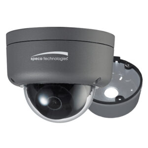 Speco 2MP Ultra Intensifier&reg; HD-TVI Dome Camera 3.6mm Lens – Dark Grey Housing w/Included Junction Box