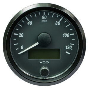 VDO SingleViu 80mm (3-1/8″) Speedometer – 140MPH