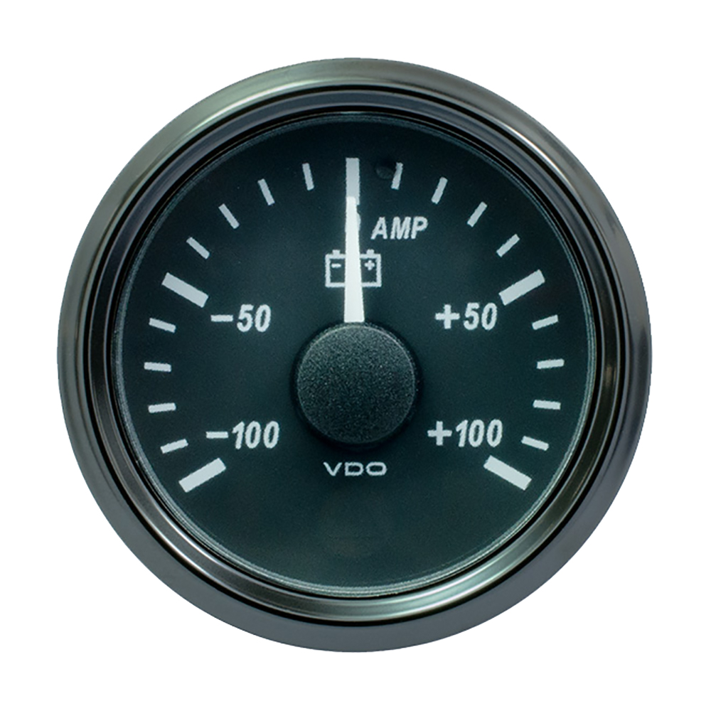 VDO SingleViu 52mm (2-1/16″) Ammeter – 100 AMP VDO SingleViu 52mm (2-1/16″) Ammeter – 100 AMP