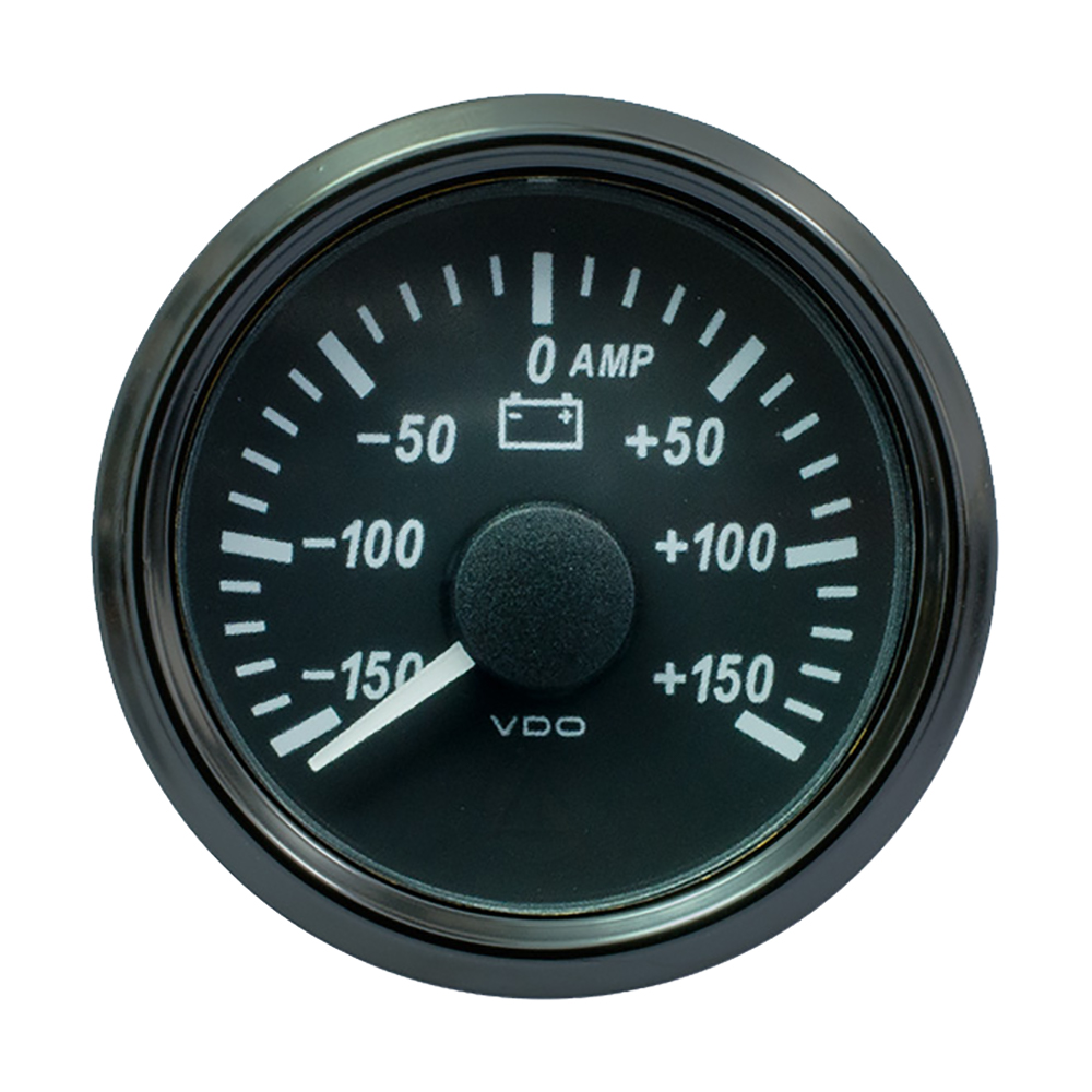 VDO SingleViu 52mm (2-1/16″) Ammeter – 150 AMP VDO SingleViu 52mm (2-1/16″) Ammeter – 150 AMP