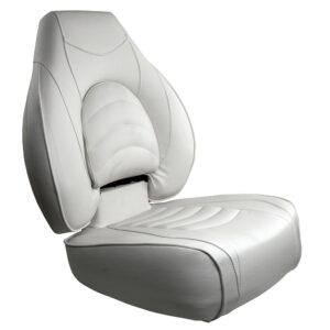 Springfield Fish Pro High Back Folding Seat – White