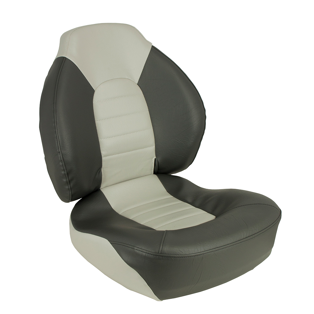 Springfield Fish Pro Mid Back Folding Seat – Charcoal/Grey Springfield Fish Pro Mid Back Folding Seat – Charcoal/Grey