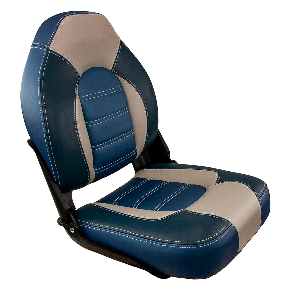 Springfield Skipper Premium HB Folding Seat – Blue/Grey Springfield Skipper Premium HB Folding Seat – Blue/Grey