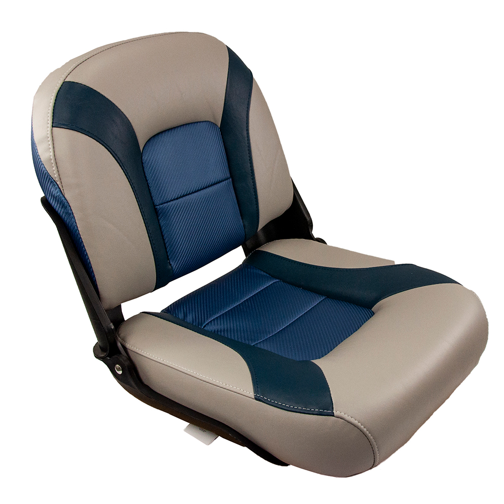 Springfield Skipper Premium LB Folding Seat – Blue/Grey Springfield Skipper Premium LB Folding Seat – Blue/Grey