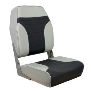 Springfield High Back Multi-Color Folding Seat – Grey/Charcoal