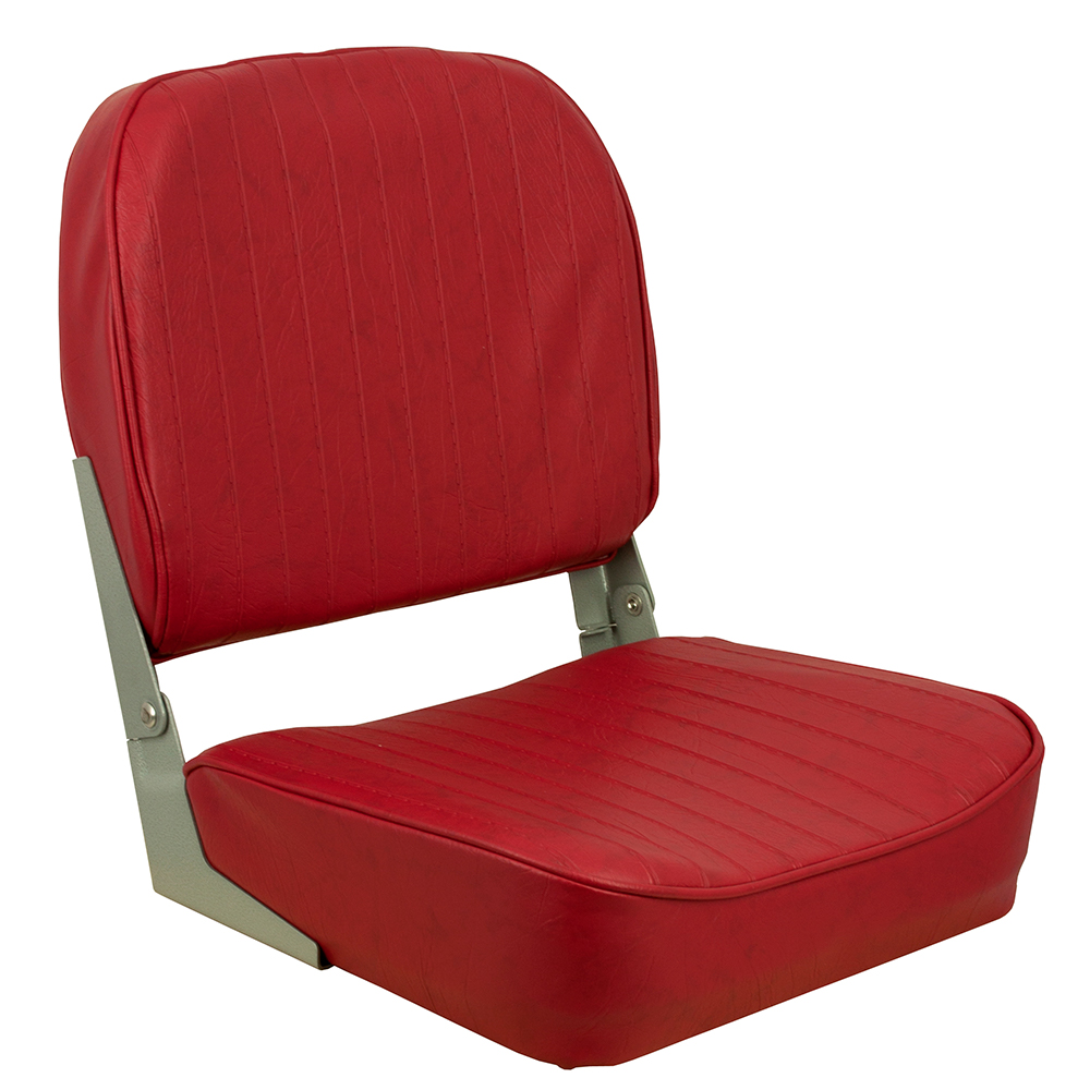 Springfield Economy Folding Seat – Red Springfield Economy Folding Seat – Red