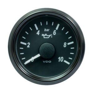 VDO SingleViu 52mm (2-1/16″) Oil Pressure Gauge – 150 PSI – 0-4.5V