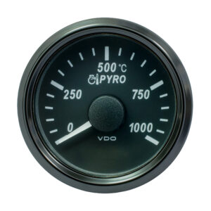 VDO SingleViu 52mm (2-1/16″) Exhaust Gas Temp. Gauge – 1000&deg;C