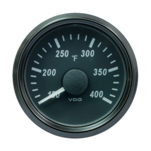 VDO SingleViu 52mm (2-1/16″) Cylinder Temp. Gauge – 400&deg;F – 471-14 Ohm