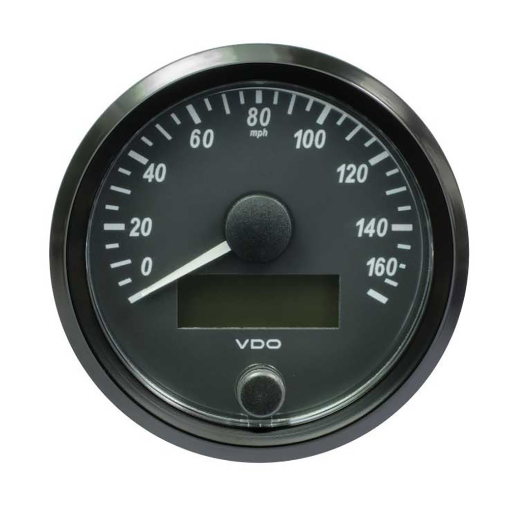 VDO SingleViu 80mm (3-1/8″) Speedometer – 160MPH VDO SingleViu 80mm (3-1/8″) Speedometer – 160MPH