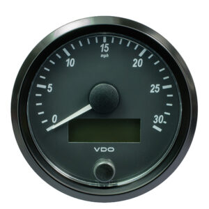 VDO SingleViu 80mm (3-1/8″) Speedometer – 30 MPH