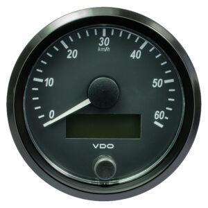 VDP SingleViu 80mm (3-1/8″) Speedometer – 60 KM/H