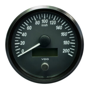VDO SingleViu 100mm (4″) Speedometer – 200 KM/H