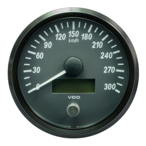VDO SingleViu 100mm (4″) Speedometer – 300 KM/H