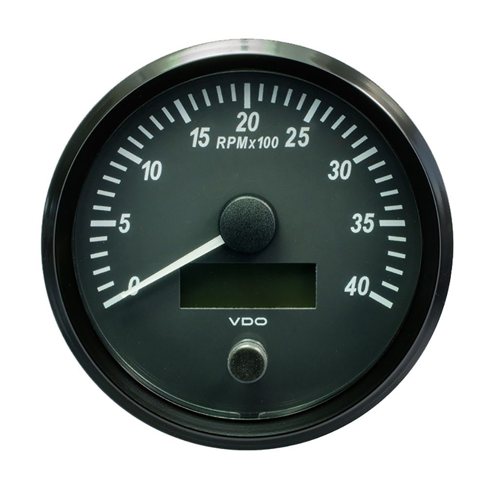 VDO SingleViu 100mm (4″) Tachometer – 4000 RPM VDO SingleViu 100mm (4″) Tachometer – 4000 RPM