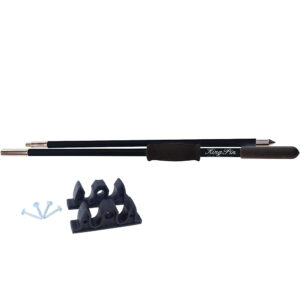 Panther 8' King Pin Anchor Pole – 2-Piece – Black