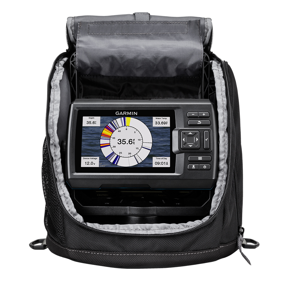 Garmin STRIKER™ Vivid 5cv Fishfinder Ice Fishing Bundle Garmin STRIKER™ Vivid 5cv Fishfinder Ice Fishing Bundle