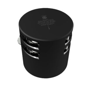 Lopolight Series 301-011 – Double Stacked Masthead Light – 5NM – Horizontal Mount – White – Black Housing
