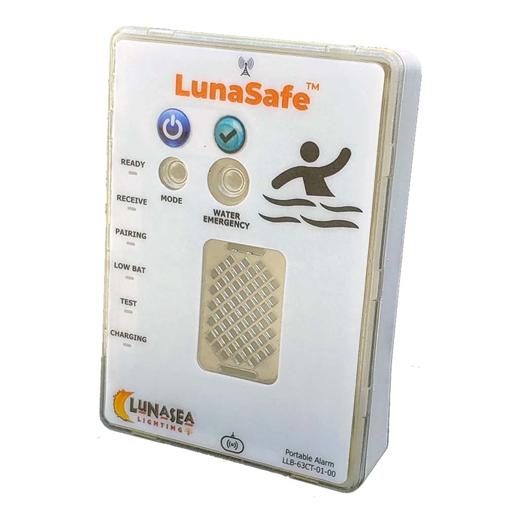 Lunasea Controller f/Audible Alarm Receiver w/Strobe Qi Rechargeable Lunasea Controller f/Audible Alarm Receiver w/Strobe Qi Rechargeable
