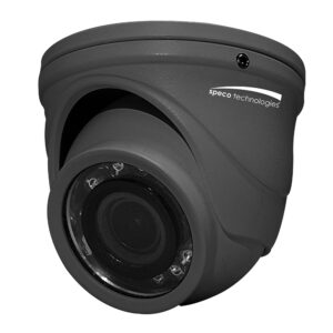 Speco 4MP HD-TVI Mini IR Turret w/2.9mm Lens – Grey