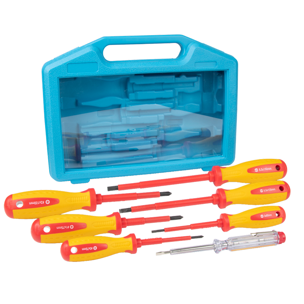 Ancor 7-Piece Screwdriver Set w/Case Ancor 7-Piece Screwdriver Set w/Case