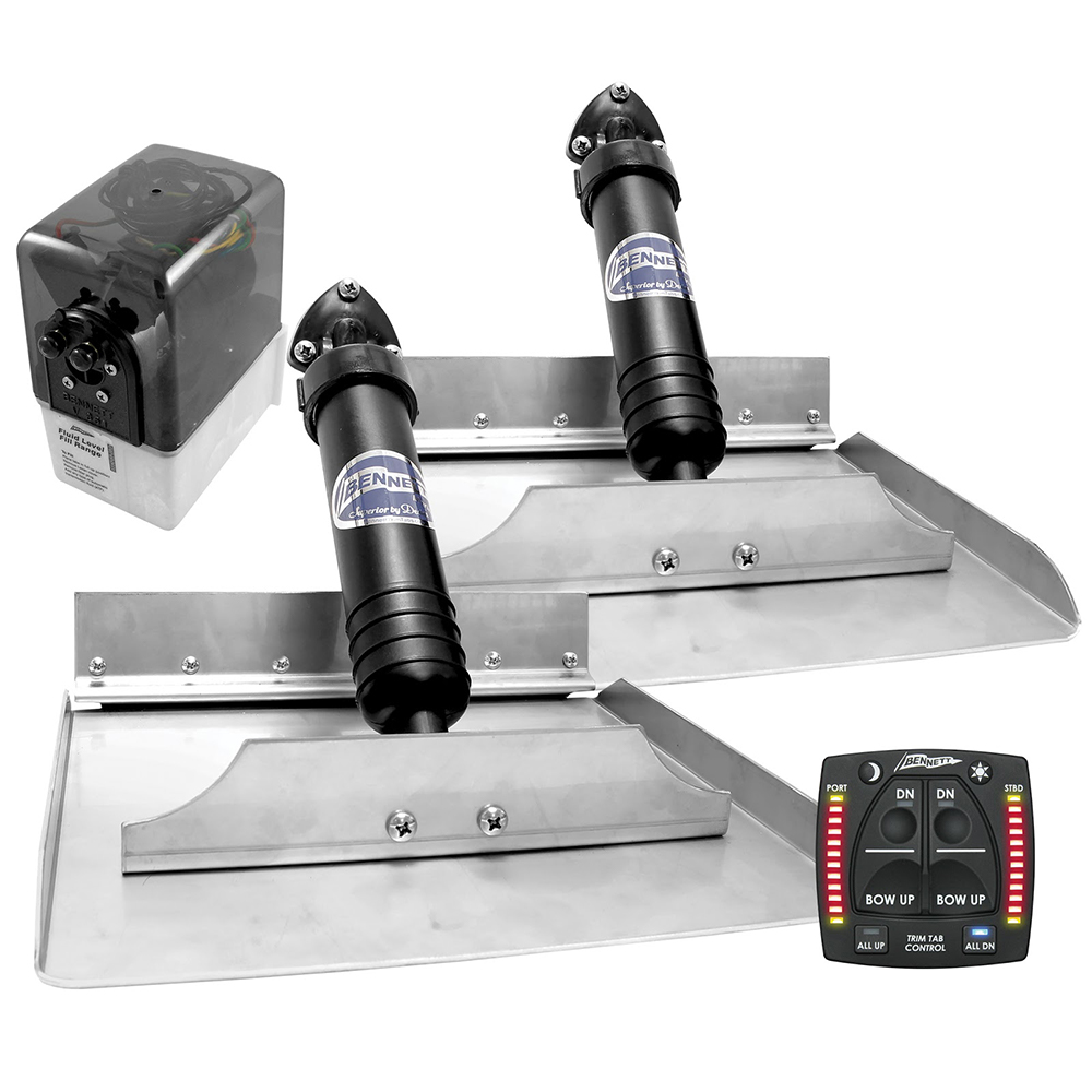 Bennett 12×12 Hydraulic Trim Tab System w/One Box Indication Bennett 12×12 Hydraulic Trim Tab System w/One Box Indication