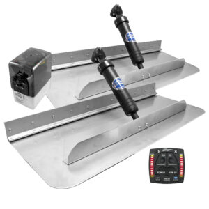 Bennett Marine 30×12 Hydraulic Trim Tab System w/One Box Indication