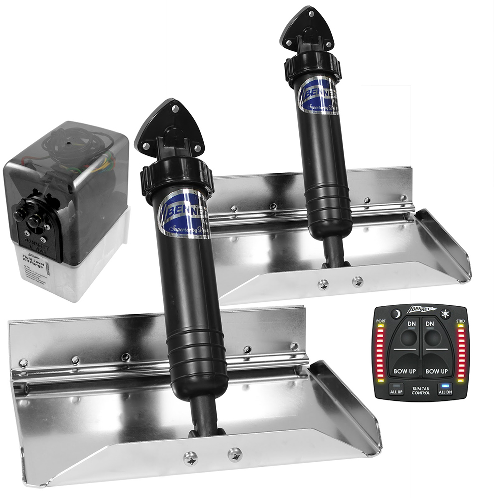Bennett Marine 12×9 Sport Tab System w/One Box Indication Bennett Marine 12×9 Sport Tab System w/One Box Indication