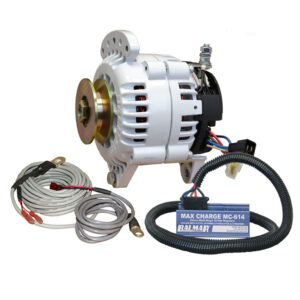 Balmar Alternator 100 AMP Kit 12V 3.15″ Dual Foot Saddle Single Vee Pulley Regulator & Temp Sensor