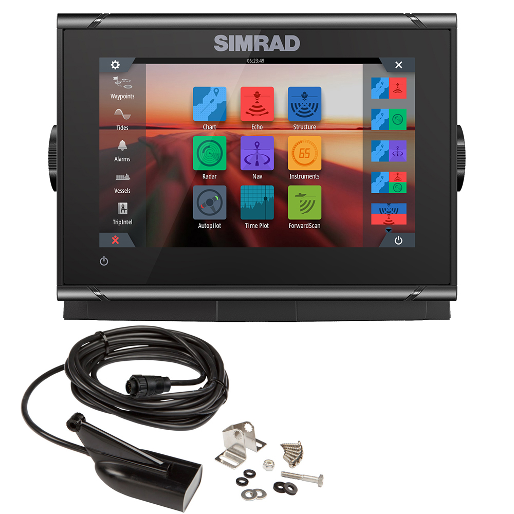 Simrad GO7 XSR Chartplotter/Fishfinder w/HDI Transom Mount Transducer & C-MAP Discover Chart Simrad GO7 XSR Chartplotter/Fishfinder w/HDI Transom Mount Transducer & C-MAP Discover Chart
