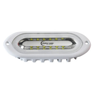 Shadow-Caster SCM-SL Series Flush Mount Spreader Light – White Housing – Full-Color