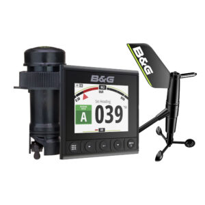 B&G Triton2 Speed, Depth & Wireless Wind System Pack – Triton&sup2; 4.1″ Color Display, DST810 Transducer, WS320 Wireless Wind Sensor & NMEA2000 Starter Kit
