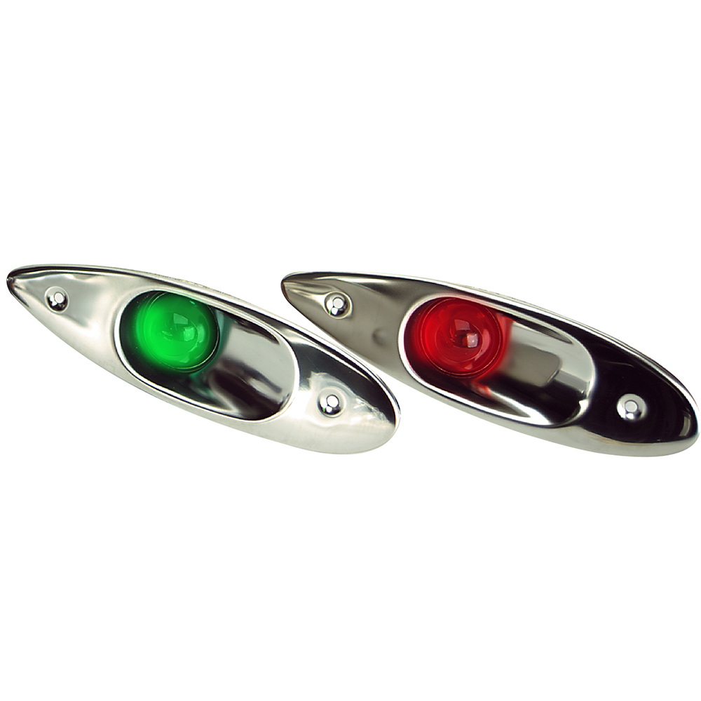 Whitecap Flush Mount LED Sidelights – 304 Stainless Steel – Pair Whitecap Flush Mount LED Sidelights – 304 Stainless Steel – Pair