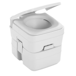 Dometic&trade; 966 Portable Toilet – 5 Gallon – Platinum