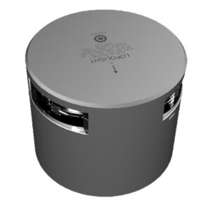 Lopolight Series 301-011KL – Masthead Light – 5NM – Horizontal Mount – White – Silver Housing