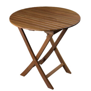 Whitecap Round Slat Table – Teak