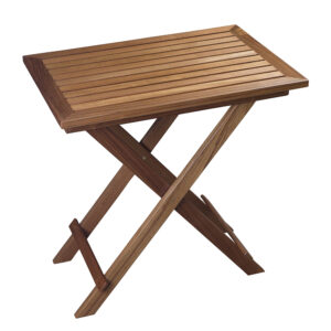 Whitecap Folding Slat Table – Teak