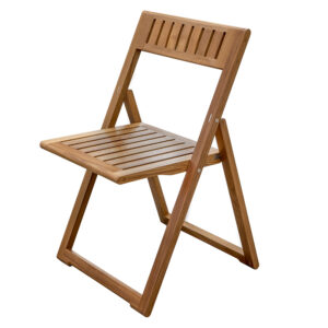 Whitecap Folding Slat Chair – Teak