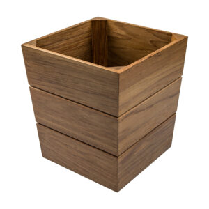 Whitecap Large Waste Basket – Teak