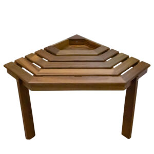 Whitecap Shower/Corner Stool – Teak