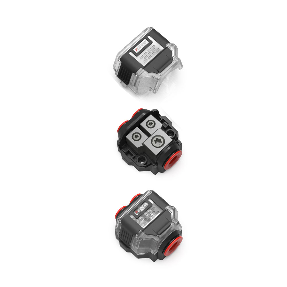 T-Spec VDB2 2-Position Distribution Block w/Cover T-Spec VDB2 2-Position Distribution Block w/Cover