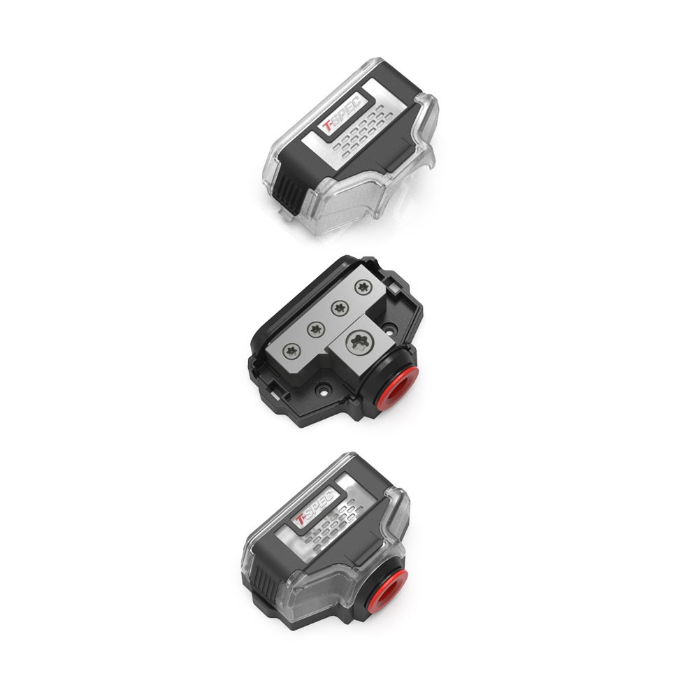T-Spec VDB4 4-Position Distribution Block w/Cover T-Spec VDB4 4-Position Distribution Block w/Cover