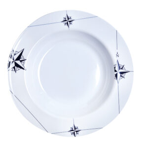 Marine Business Melamine Deep, Round Soup Plate – NORTHWIND – 8.8″ Set of 6