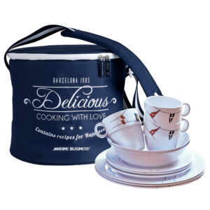 Marine Business Melamine Tableware & Basket – REGATA – Set of 16