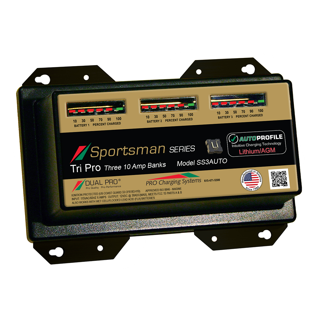 Dual Pro SS3 Auto 30A – 3-Bank Lithium/AGM Battery Charger Dual Pro SS3 Auto 30A – 3-Bank Lithium/AGM Battery Charger