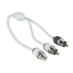 T-Spec V10 Series RCA Audio Y Cable – 2 Channel – 1 Female to 2 Males
